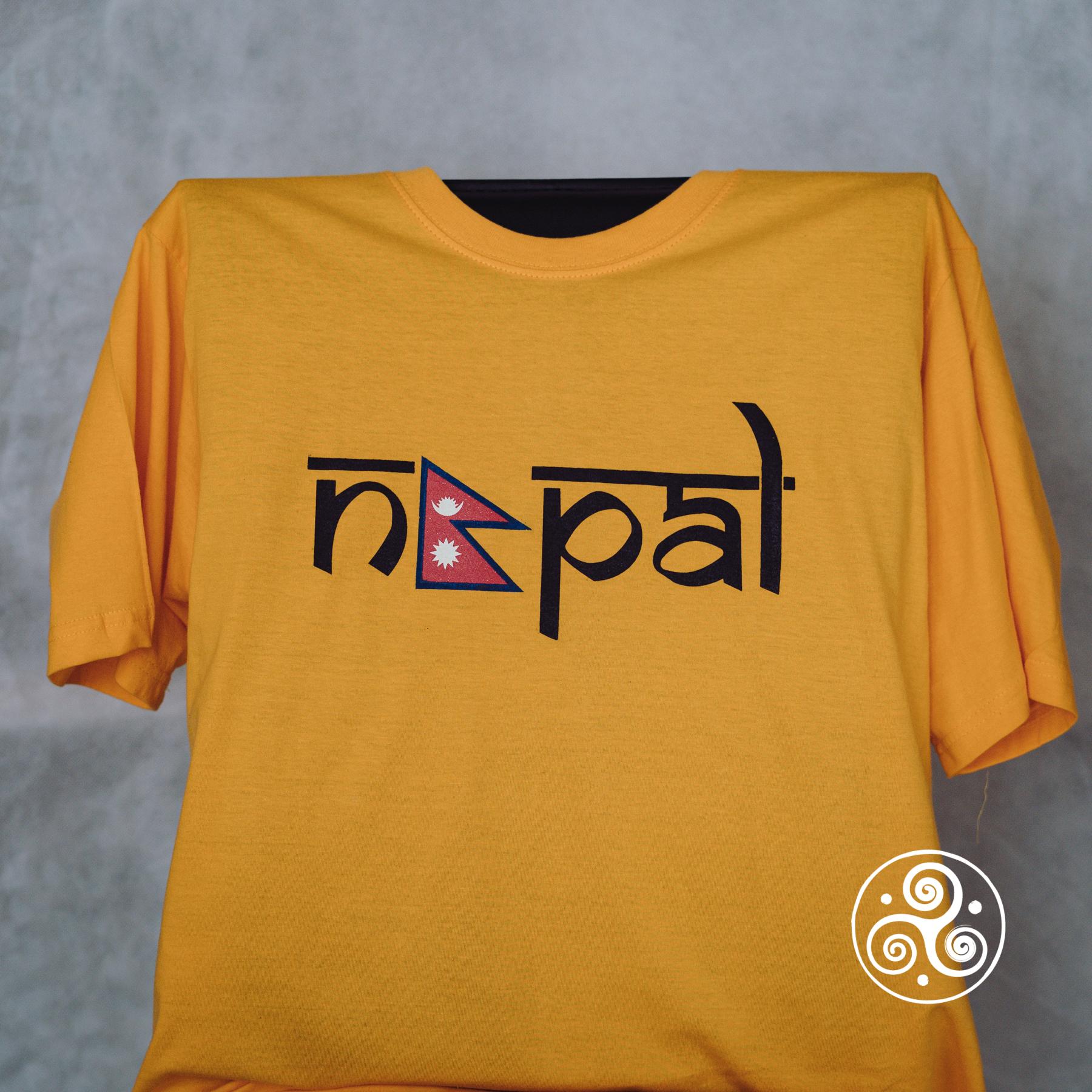 Nepal T-Shirt gelb