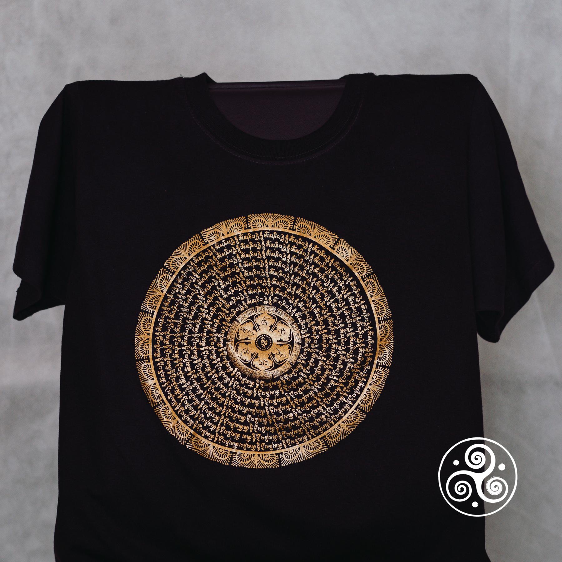 Mandala T-Shirt schwarz