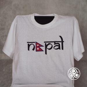 Nepal T-Shirt weiss