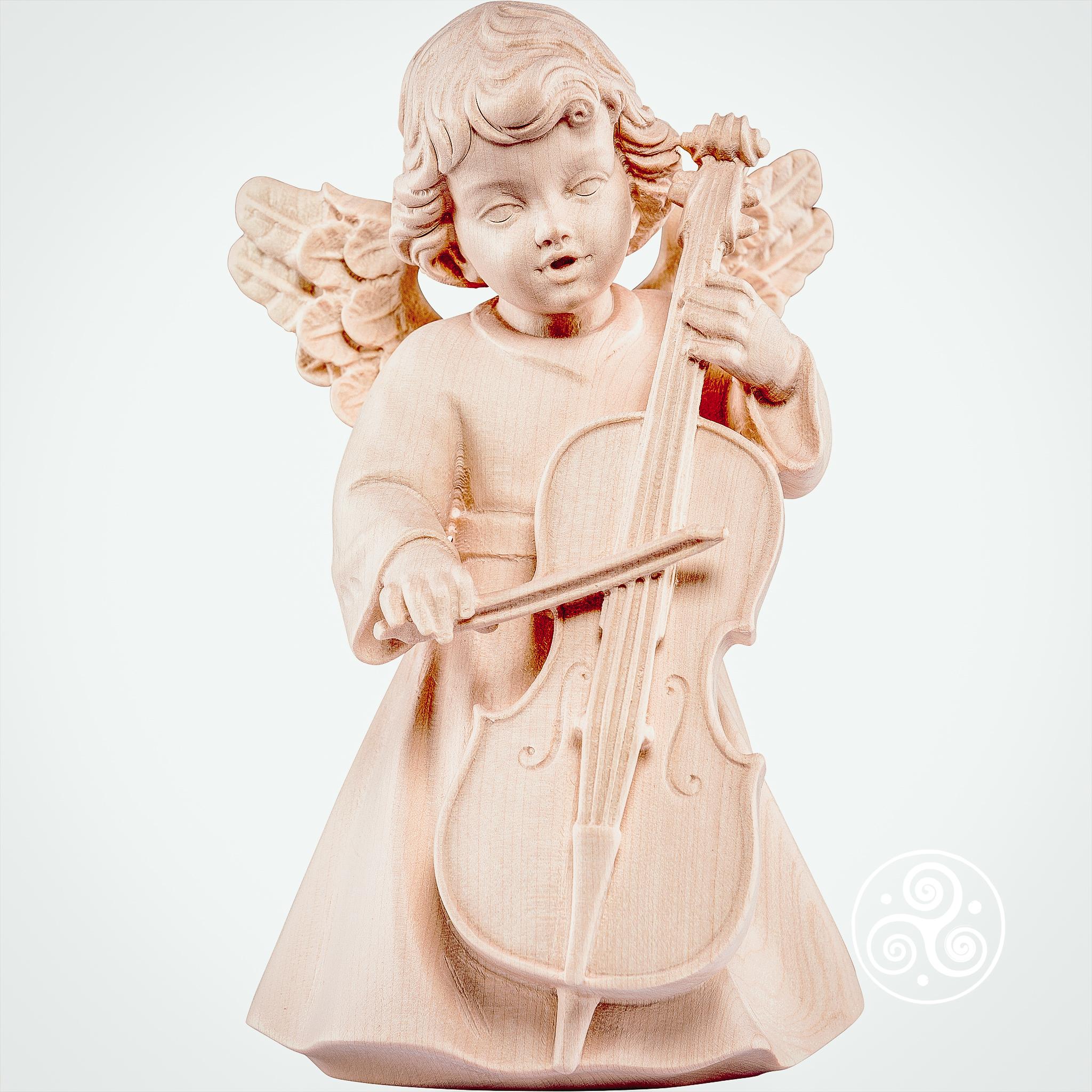 Engel mit Cello Natur